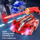 Light-tracking climbing vehicle