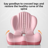 Ergonomic Memory Foam Seat Cushion with Lumbar Support