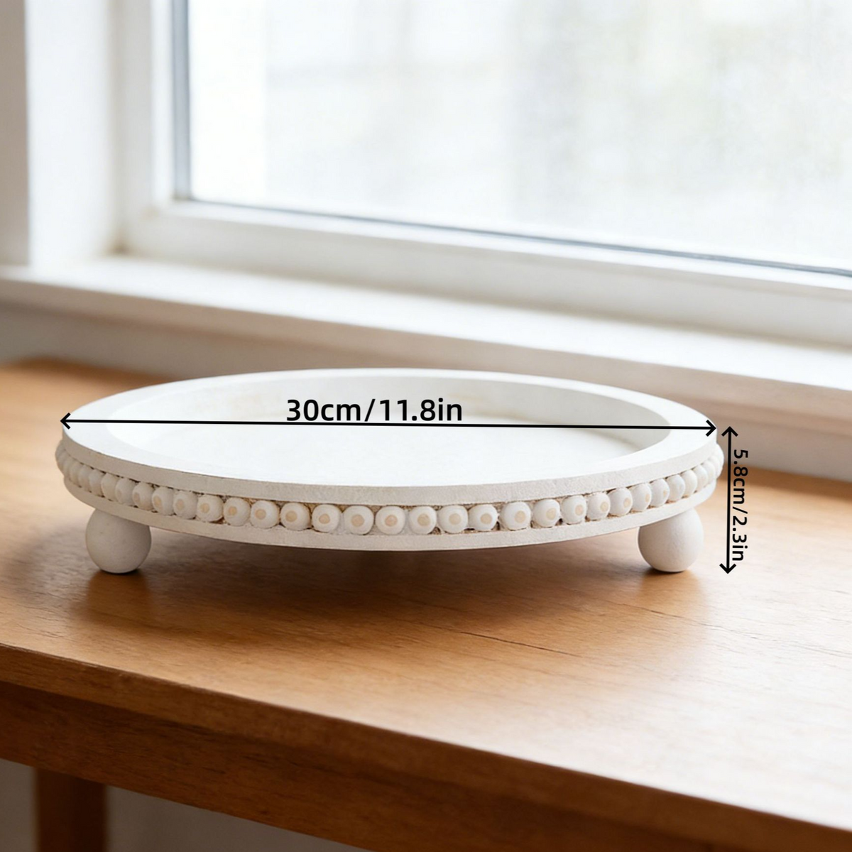 Vintage Wooden Bead Display Tray