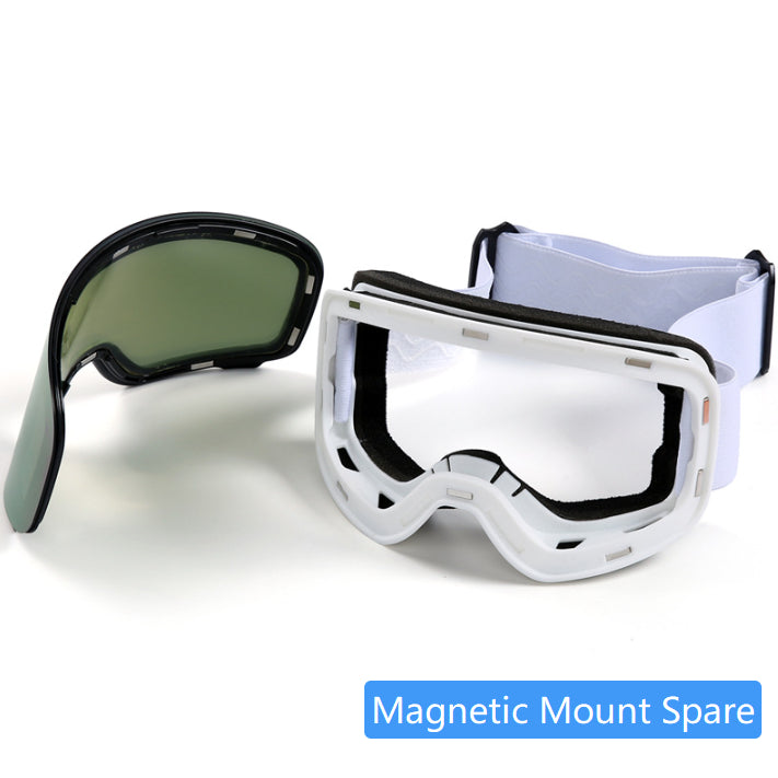 Magnetic Anti-Fog Ski Goggles