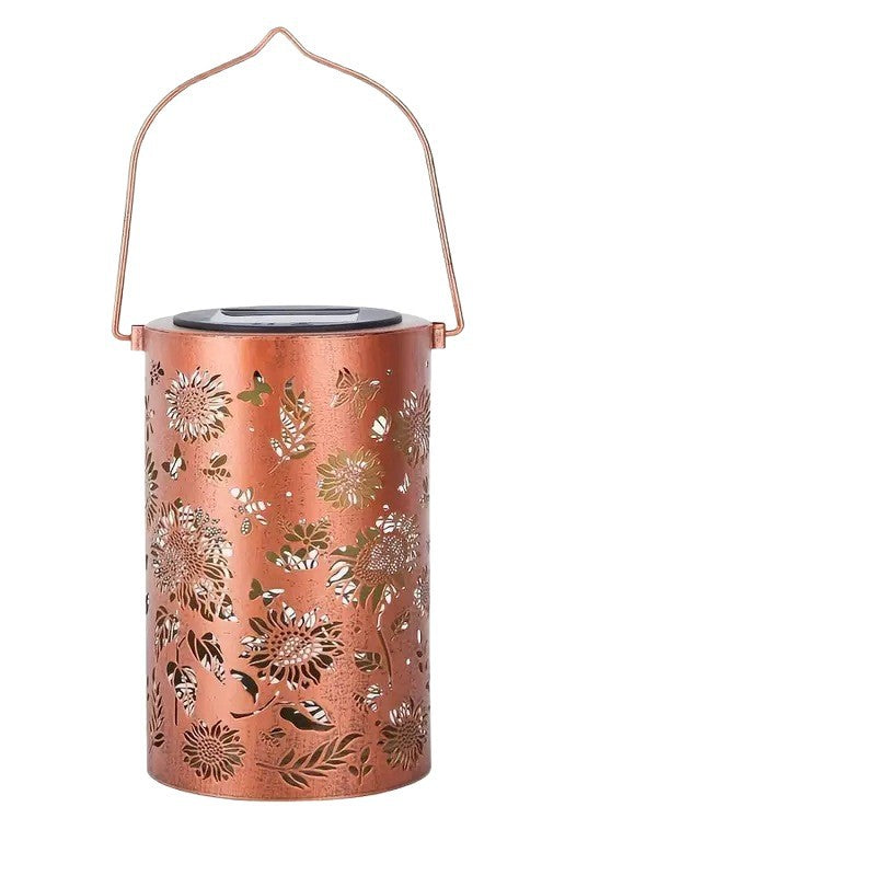 Solar Sunflower Butterfly Garden Lamp