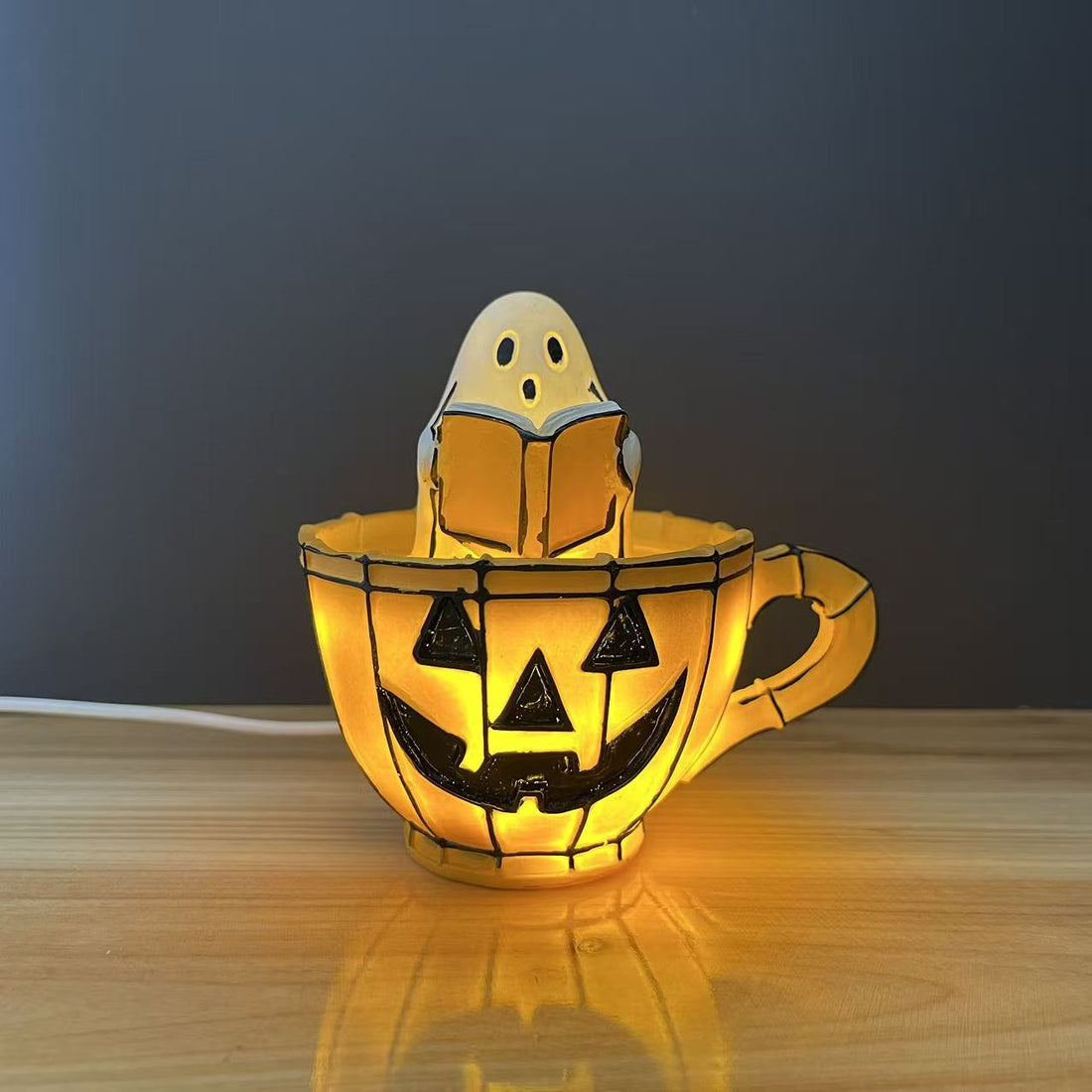 Halloween Ghost Reading Night Light