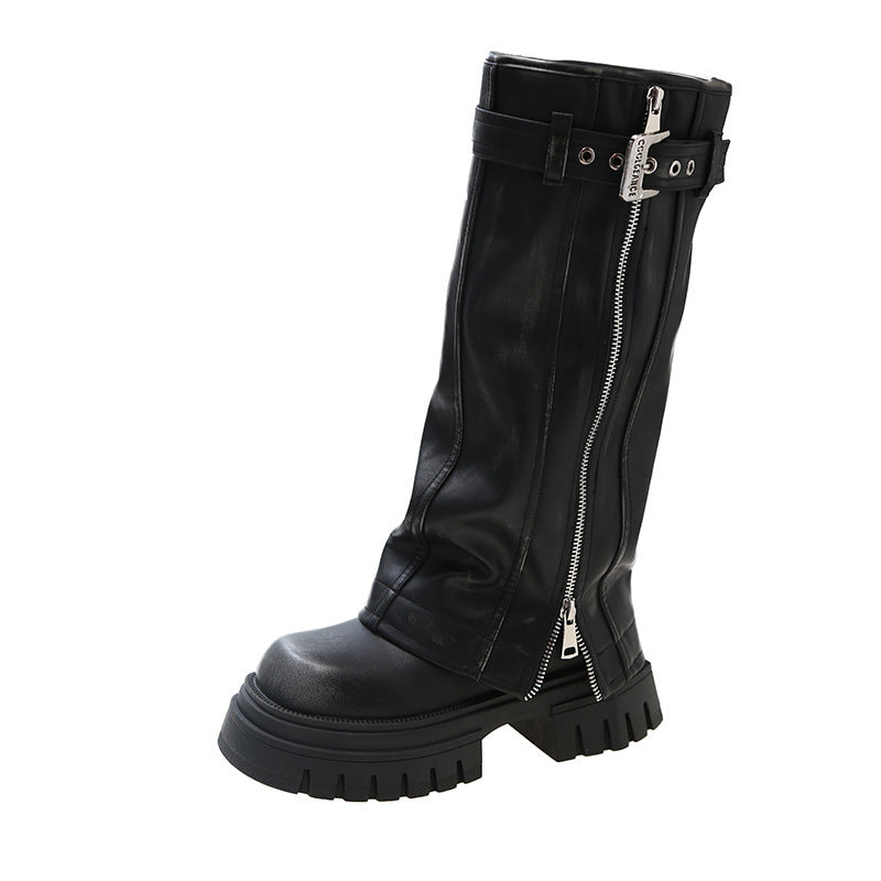 Women's Thick-Soled Knight Boots