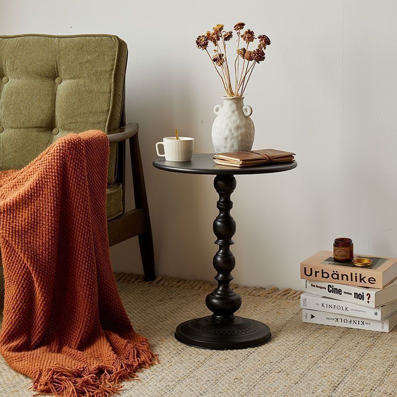 Round Metal Side Table