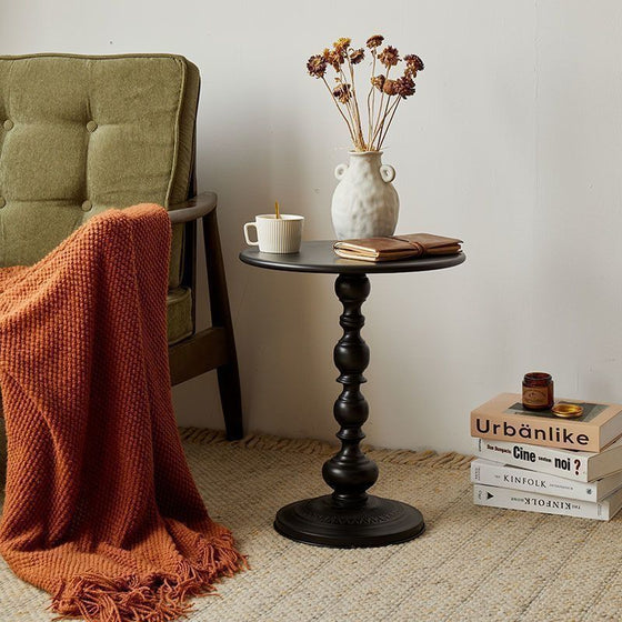 Round metal side table, photo 4