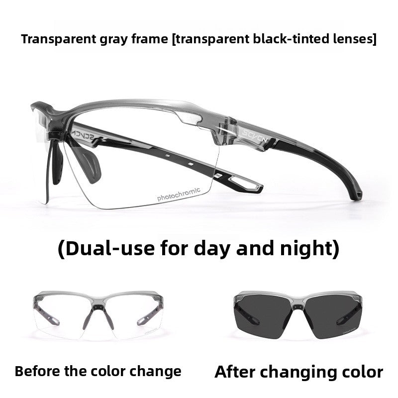 Photochromic Sports Sunglasses for Running Cycling Mountaineering