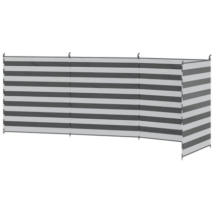 540x150cm camping windbreak privacy screen with steel poles