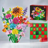 Flower Bouquet Building Blocks Christmas Blind Box