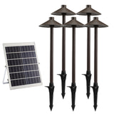 Solar Powered Waterproof LED Mushroom Lawn Light