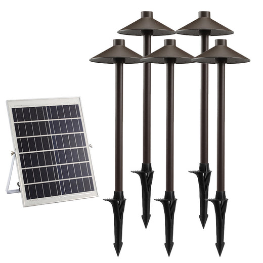 Solar Powered Waterproof LED Mushroom Lawn Light