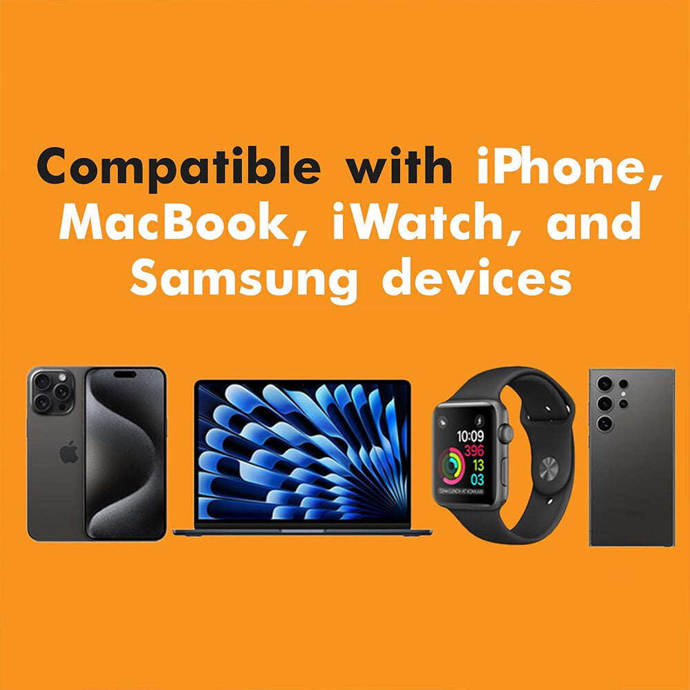 Portable power bank charging phone and earbuds