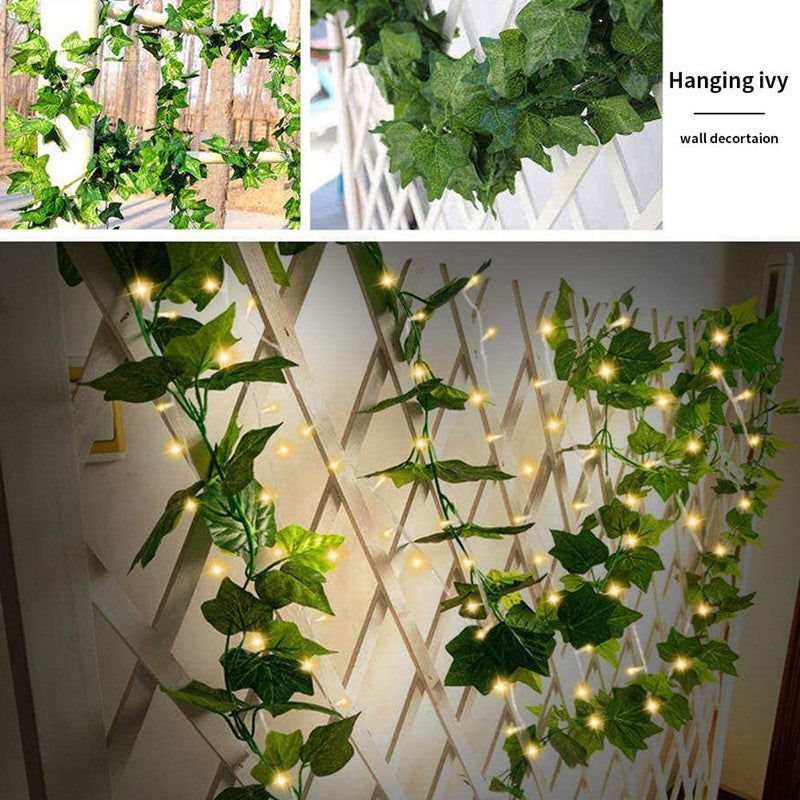Solar Copper Wire Vine String Lights