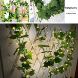 Solar Copper Wire Vine String Lights