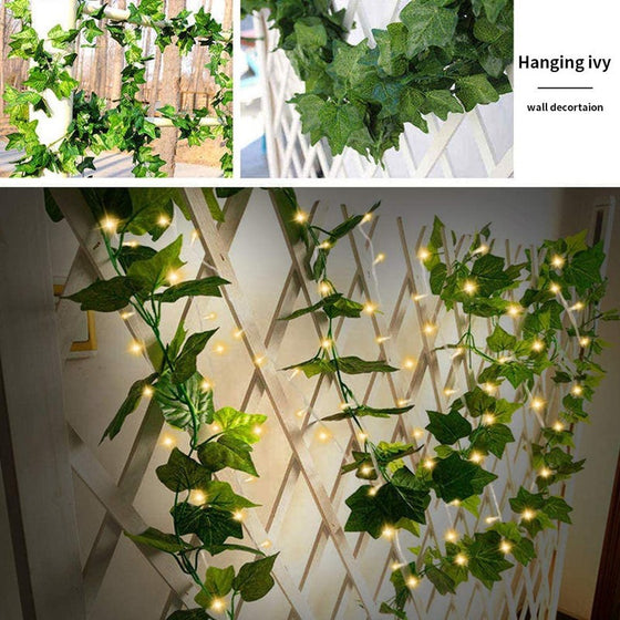 Solar Copper Wire Vine String Lights Electronic Accessories product image 4