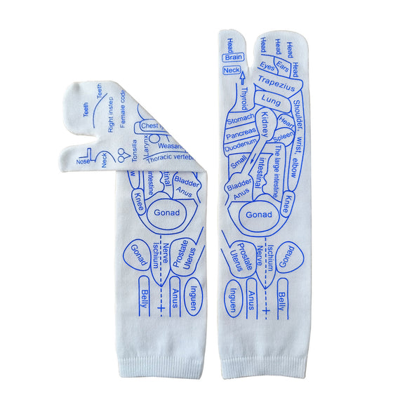 Foot Acupoint Massage Socks with Meridian Illustration Health & Wellness product image 5