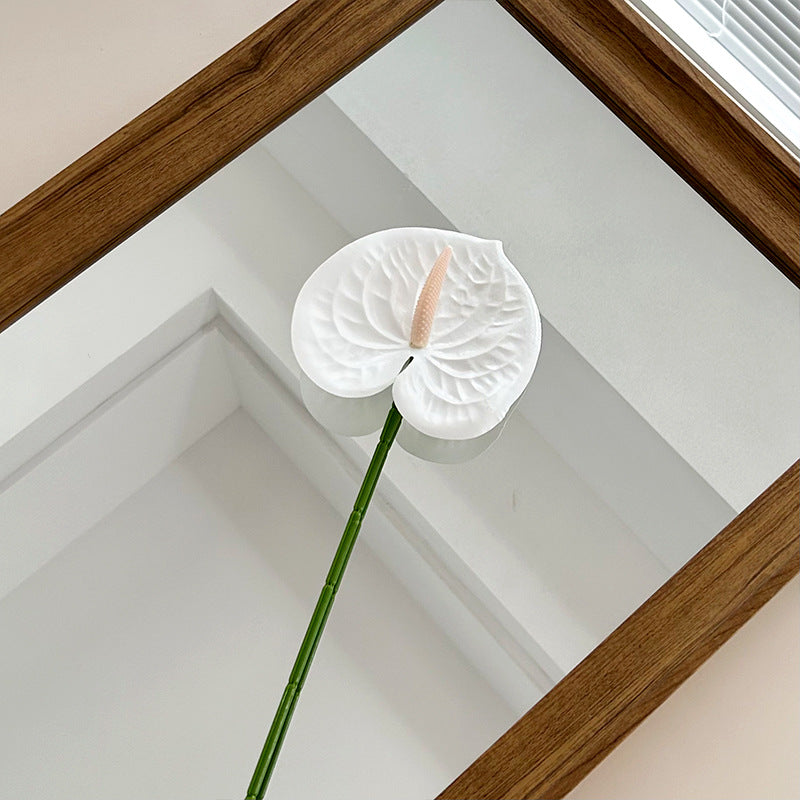 3D Printed Realistic Flaming Crane Artificial Flower Single Branch