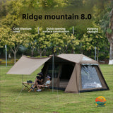 Automatic Quick-Open Camping Tent with Chimney Ventilation