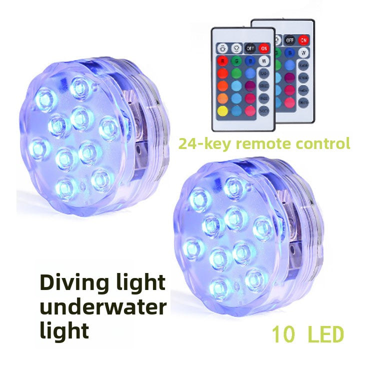 Remote Control Submersible LED Lights for Aquarium and Pool