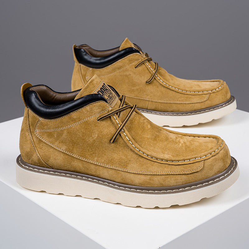 Mens Pigskin Casual Boots