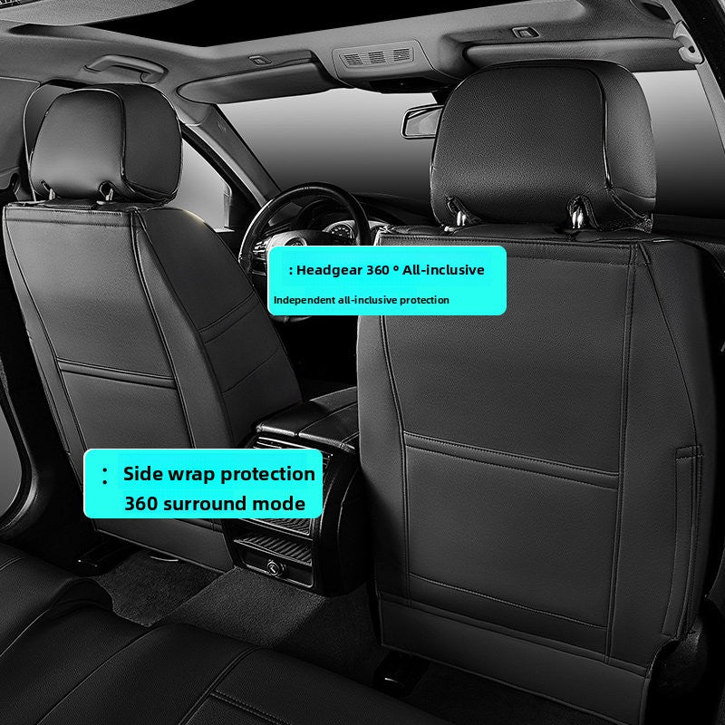 Car seat cover - genuine leather for the driver's seat