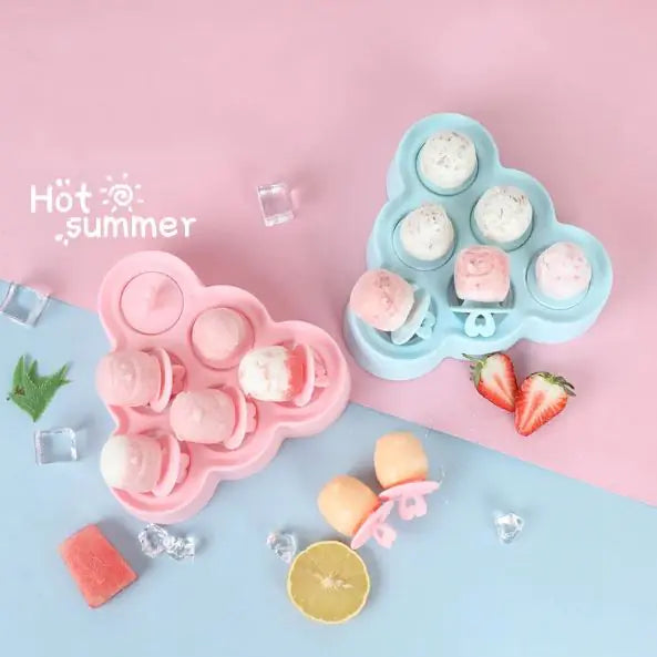 Cartoon Animal Silicone Popsicle Mold — BPA-Free Ice Pop Maker - Image 2