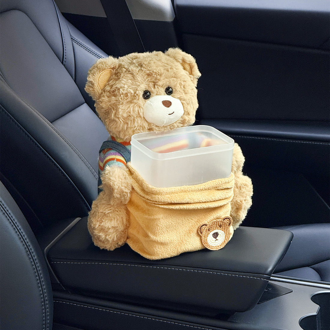 2-in-1 Car Tissue Box and Trash Can