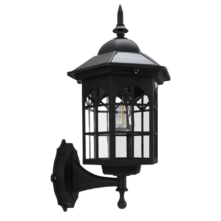 Solar Powered Outdoor Wall Light with Motion Sensor