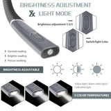 Adjustable Neck Reading Light with Rechargeable Battery