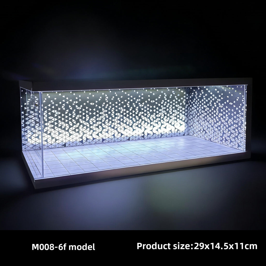 Miniature Cyberpunk Scene Model with Neon Lights product image 2
