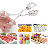 Meatball maker scoop open showing non-stick interior