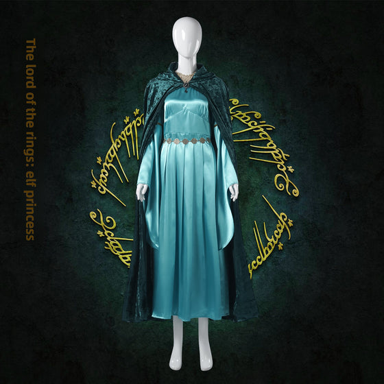 Fantasy Blue Queen Dress Costume product image 1