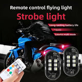 Wireless remote-control airplane lights