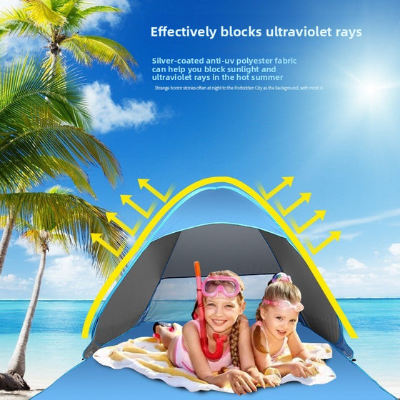 Collapsible simple beach tent Camping Shelter & Sleep product image 3