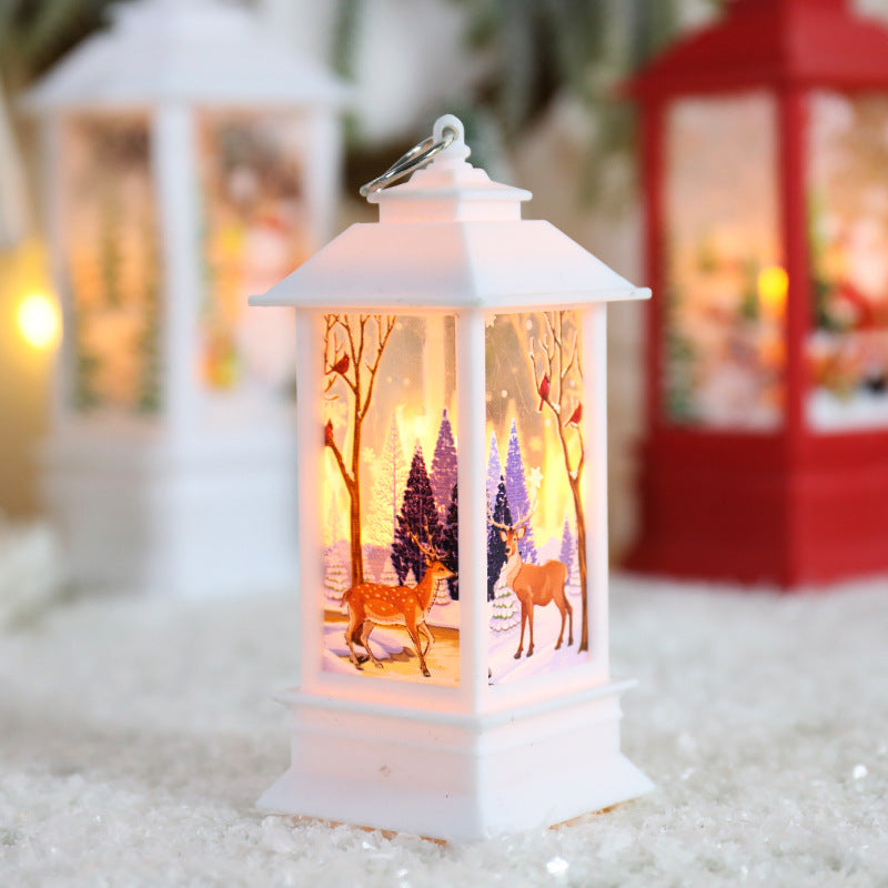 LED Luminous Satchel Candle Christmas Decoration Ornament