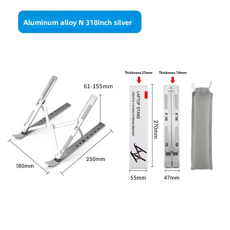 N8 aluminum alloy New Laptop Stand double layer