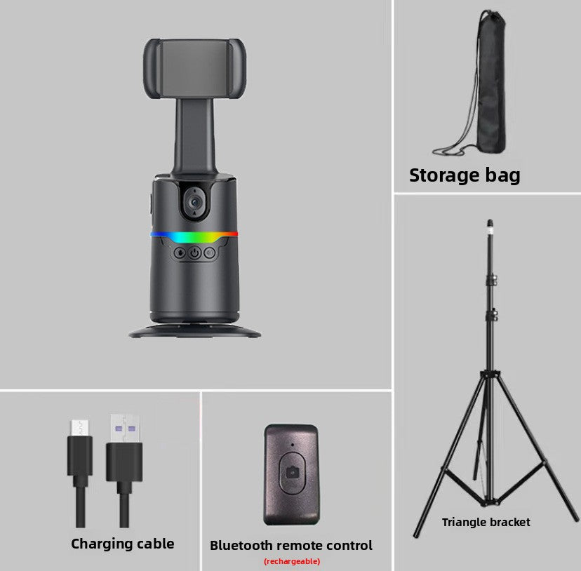 AI Face Tracking Smartphone Gimbal Stabilizer