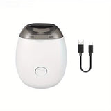 Electric Nail Trimmer Rechargeable Pain-Free Technology Automatic Fingernail & Toenail Clipper with LED Light Grinding Head Port