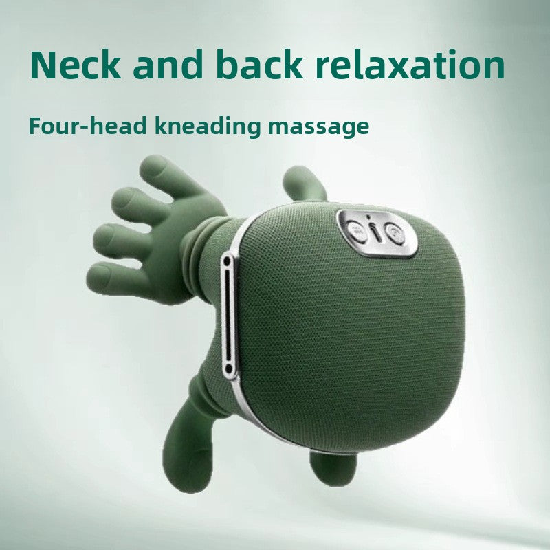 Heating Kneading Massage Pillow with Ergonomic Support