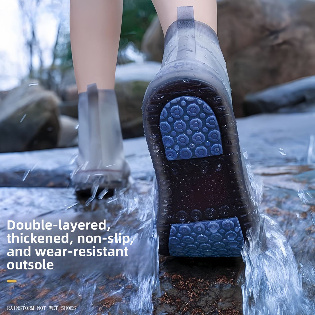 Waterproof Shoe Covers Anti-Slip Rain Boots