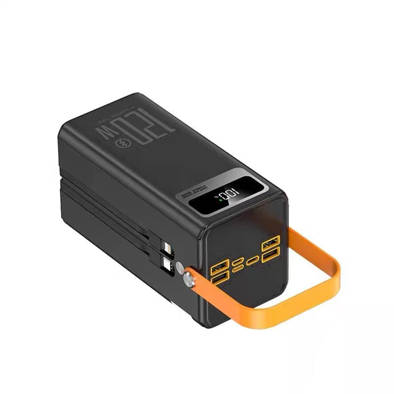 Solar-powered portable fast-charging power bank