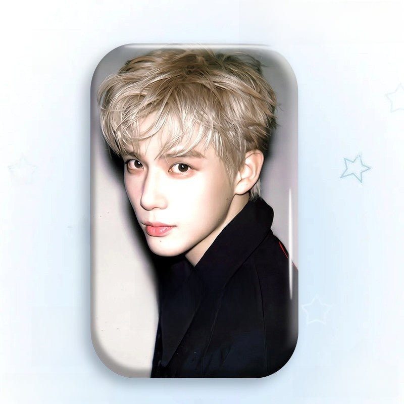 Custom Laser Tinplate Celebrity Badge Brooch