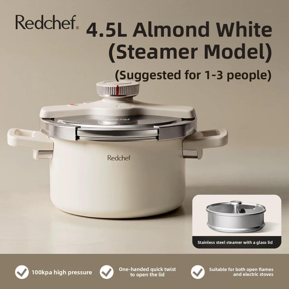 Small household pressure cooker
