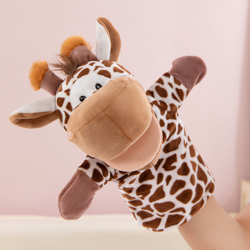Open-mouthed animal puppets