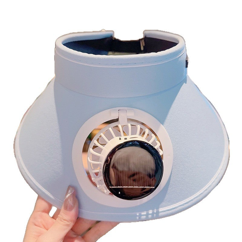 Sun Hat Sun Hat Sun Protection Band Fan Empty Top Big Brim