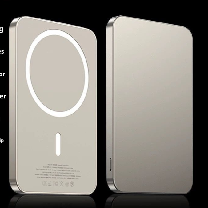 Ultra-Thin 10000mAh Magnetic Wireless Fast Charging Power Bank for iPhone