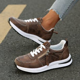Women's Platform Lace-Up Sneakers
