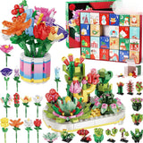 Flower Bouquet Building Blocks Christmas Blind Box