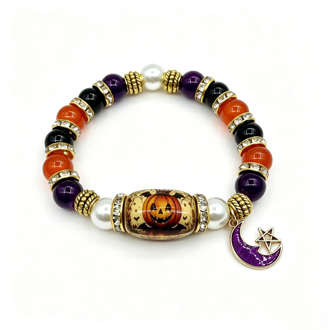 Halloween Beaded Bracelet Costume Jewelry