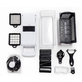 12 in 1 Multifunctional Vegetable Cutter Food Chopper Potato Slicer Carrot Grater Onion Shredder Salad Cutter Kitchen Gadgets