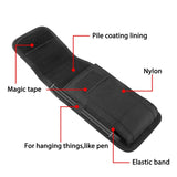 Phone holster interior lining close-up
